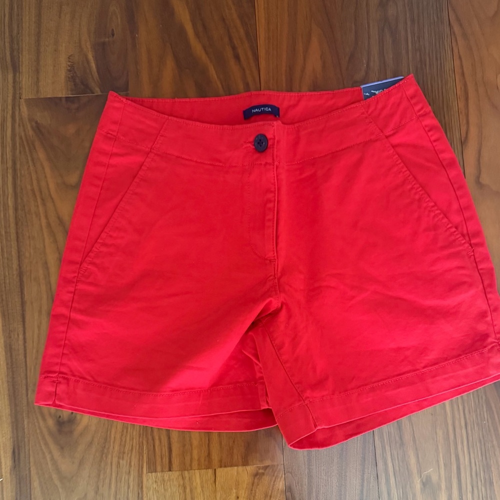 Nautica Women's Red Shorts.     New